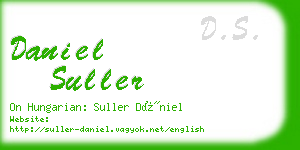 daniel suller business card